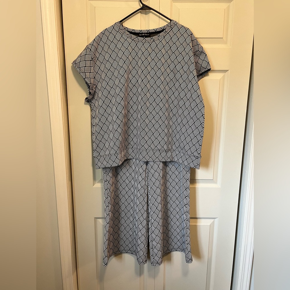 NWOT. Boutique brand matching set. Size 1X